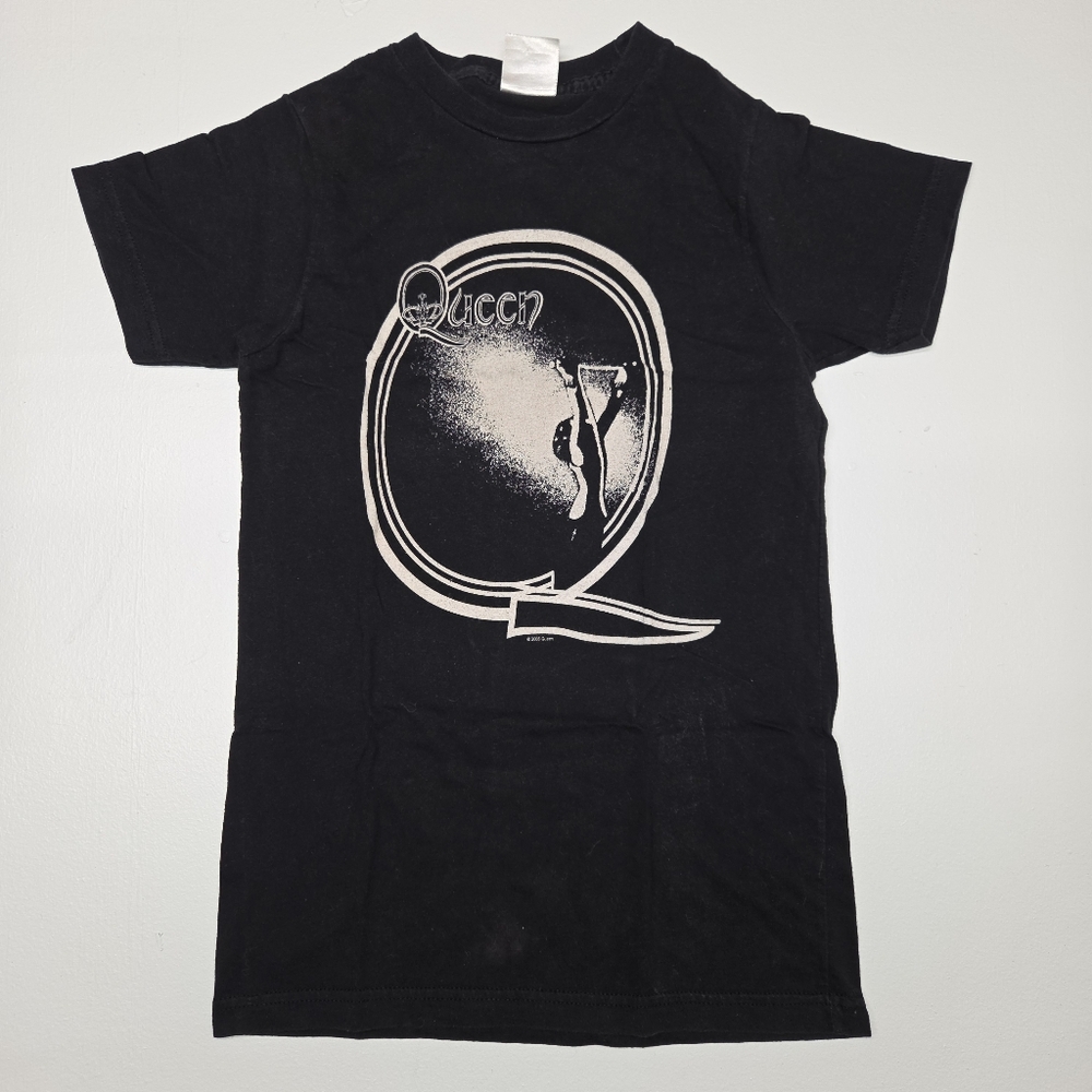 Vintage Youth/junior M 10-12 Black QUEEN FREDDY MERCURY. t-shirt.